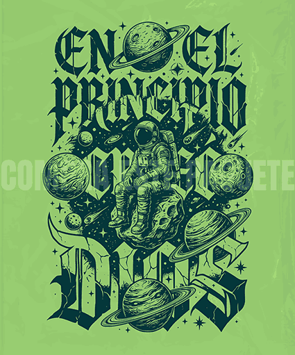 En el principio creó Dios — diseño cristiano premium