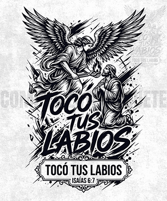 Tocó tus labios — diseño cristiano premium